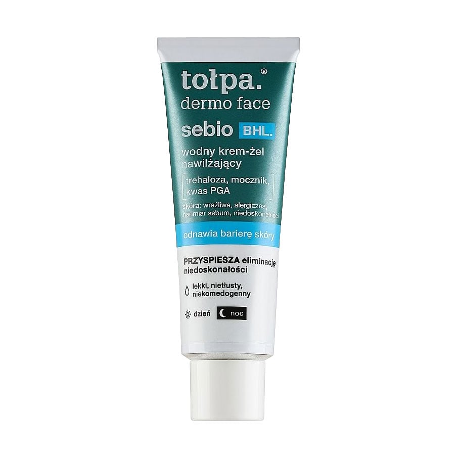 Водний зволожувальний крем-гель для обличчя Tolpa Dermo Face Sebio BHL Cream-Gel, 40 мл